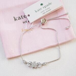 Kate Spade Gleaming Gardenia Flower Slider Bracelet